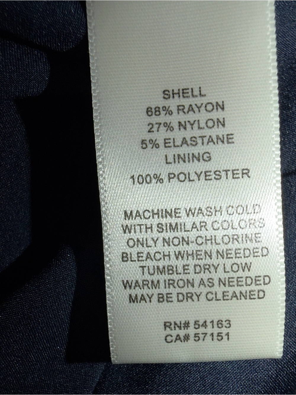 Eliza J New With Tags Navy Blue Ponte V Neck Fit And Flare Size 6 - Picture 8 of 8